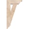 Ekena Millwork Traditional Traditional Smooth Bracket w/ Offset Brace, Douglas Fir, 5 1/2"W x 14"D x 26"H BKT0604X14X26TRA01SDF - alternate 4